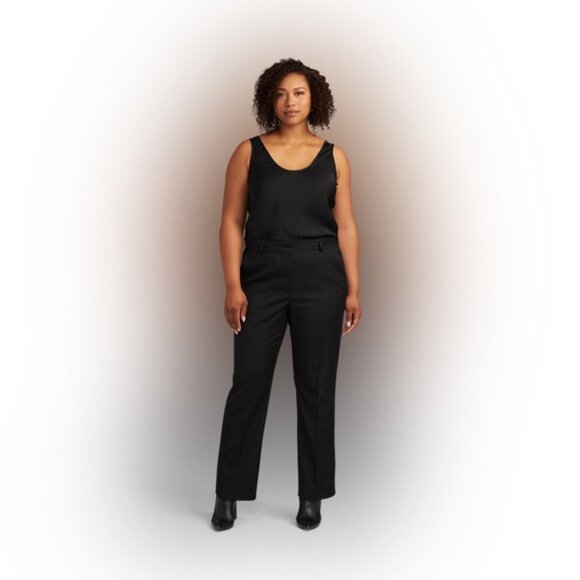 Penningtons Pants - 2 Piece Faux Suede Tank Top and Pants Plus Size 18